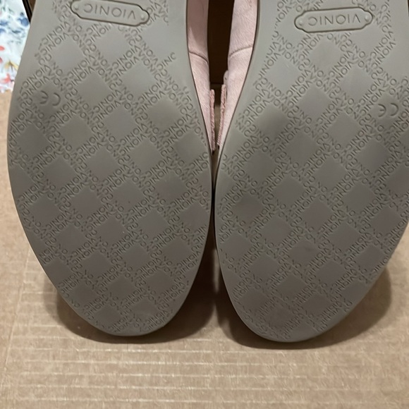 Vionic Gem Bedazzled Blush Pink Loafers - Picture 6 of 12